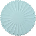 Heat-Resistant Silicone Trivet Mats, Non-Slip Hot Plate Holder for Kitchen Countertops & Dining Table, Reusable Pot Holder Pad with Secure Grip, Dishwasher Safe (Sea Sky Blue, Diameter: 30cm/11.81")