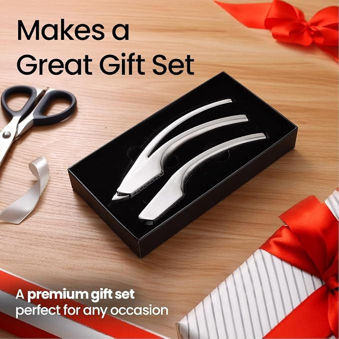 Gourmet Easy Lifetime Replace Garlic Press, No Need to Peel, Fine & Coarse | Detachable Design for Easy Cleaning, Ergonomic Handle for Effortless Press, Stainless Steel Rust-Resistant, Dishwasher Safe