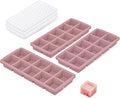 3-Pack Ice Cube Trays with Lid, 10 Cubes 2 Tbsp, Silicone Tray for Freezer | BPA Free, Leak-proof Lid, Freeze Ice Cubes, Chocolates, Sauces, Juices, Fruit Purees, Meal Prep, Cocktail, Coffee, Soup, Food