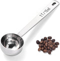 Doosu Metal 4.3in Long Handle Coffee Scoop for Ground Coffee (1 Tbsp) | Food-Grade 18/8 Stainless Steel Measuring Spoon, Tablespoon Scooper for Coffee Beans, Espresso, Protein Powders, Tea, Sugar