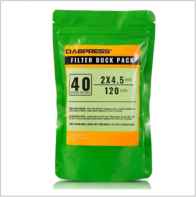 [ 40 Pack ] 2x4.5 Inch 120 Micron Tea Filter Bags