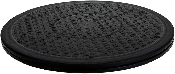 Lawei 2 Pack 12 inch Heavy Duty Rotating Swivel Stand with Steel Ball Bearings - Lazy Susan Turntable for Flat Panel Monitors, TV's, Potted Plants, Stereo Speakers