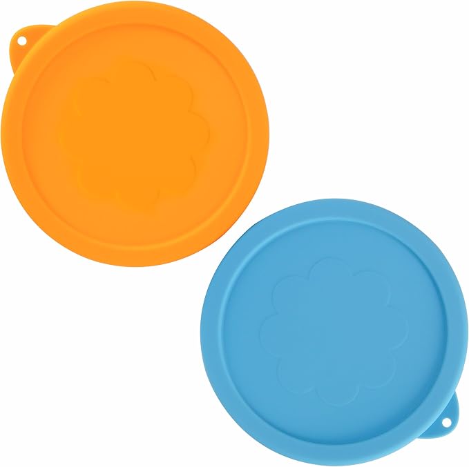 LUVCOSY 7 Cup Silicone Replacement Lids Storage Cover for Pyrex 7402-PC Glass Bowls (Container not Included) 2 Pack Microwave, Dishwasher and Freezer Safe