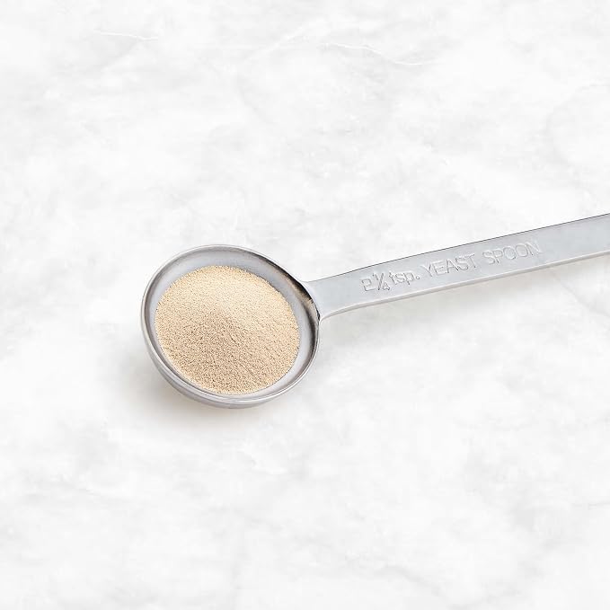 King Arthur Baking Company Yeast Measuring Spoon, 18/8 Stainless Steel, Holds 2.25 Teaspoons, For Bulk Yeast And Bread Baking, Pastries, And Rolls