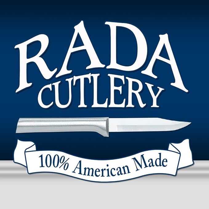 RADA Cutlery Four Utility/Steak Knives Gift Set (S55), Silver | 4-Piece Knife Set , Stainless Steel Blade, Cast Aluminum Handle