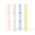 TOSSWARE POP 9oz Flute - Color Series SET OF 24, Premium Quality, Recyclable, Unbreakable & Crystal Clear Plastic Champagne Glasses