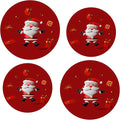 Kerixi Electric Stove Burner Covers Range Top For Expanding Counter Space Stovetop Decor (Santa Claus)