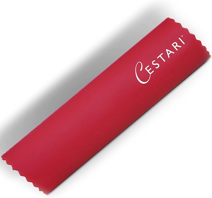 Cestari Silicone Garlic Peeler Roller Tube – Effortless Garlic Skin Remover | BPA-Free, Odor-Resistant, Dishwasher Safe Fast, Mess-Free Prep Kitchen Tool – Red, for Home Cooks and Chefs