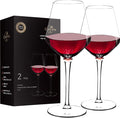 crayline Plastic Wine Glasses Set of 2(15oz) | 100% Tritan & BPA Free | Unbreakable Wine Glasses with Stem | Dishwasher Safe | Perfect For Pool, Patio, Camping, Outdoor Parties, Everyday Use.