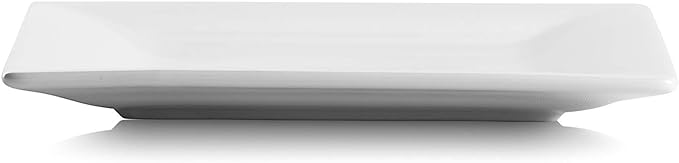 10 Strawberry Street 6" Catering Square Appetizer Plate, Set of 12