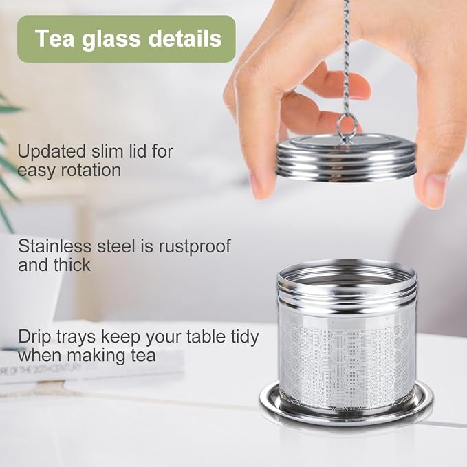 Tea Infuser Tea Strainer for Loose Tea, Stainless Steel Tea Ball | Spice Infuser 11cm/4.3 inch