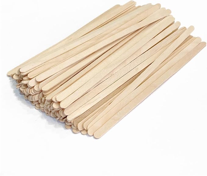 KTOJOY 5.5inch Wooden Coffee Stirrers, 1000 Count Disposable Stir Sticks for Coffee & Cocktails, Wooden Beverage Mixer with Smooth Ends, Swizzle Drink Sticks