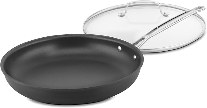 Cuisinart Chef's Classic™ Nonstick Hard Anodized 12" Nonstick Skillet with Glass Cover