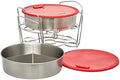Instant Pot Official 8-Piece Cook/Bake Set, Versatile and Durable, Compatible with 6-Quart and 8-Quart Cookers, Red, Excellent for Cooking, Baking, Storing, and Reheating, BPA-Free and Heat Resistant | Stainless Steel & Silicone, Compatible with 6 Qt &...