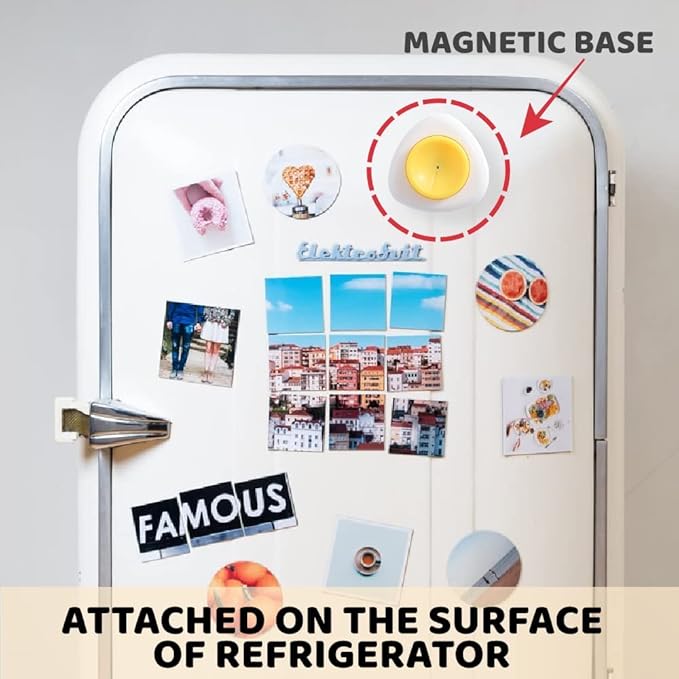 Jawbush Magnet Egg Piercer for Raw Eggs, with Magnetic Base and Safety Lock, Hard Boiled Egg Peeler, Egg Pricker to Get a Good Hard Boiled Egg