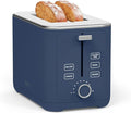 Martha Stewart 2-Slice Toaster, 3 Presets & 10 Shade Settings, Indigo Blue