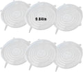 Silicone Stretch Lids, 6 Pcs, 9.84in | Reusable and Durable, Silicone Container Covers, Food Storage, Expandable Bowl Covers, Dishwasher & Freezer Safe