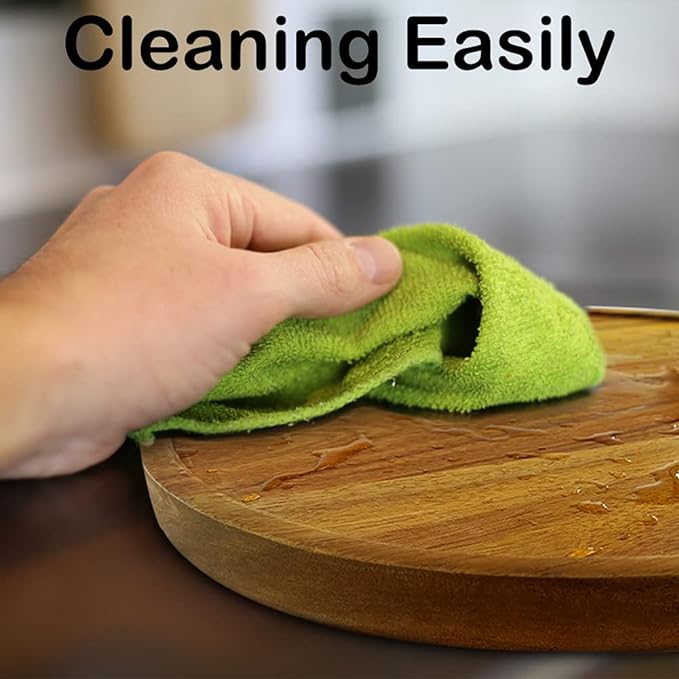 21" Acacia Wood Lazy Susan Organizer Kitchen Turntable for Cabinet Pantry Table Organization