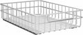 Pull out Cabinet Organizer, Stainless Steel 1-Pack (13.8"W x 21"D) Full-Extension Slide out Drawer, Adhesive Roll out Can Spice Storage Basket Shelf Rack for Pantry, Kitchen, Bathroom, Home Closet