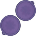 2 Cup Round Silicone Storage Cover Lids Replacement for Anchor Hocking and Pyrex 7200-PC Glass Bowls (Container not Included) (Dark Blue) 2 Pack