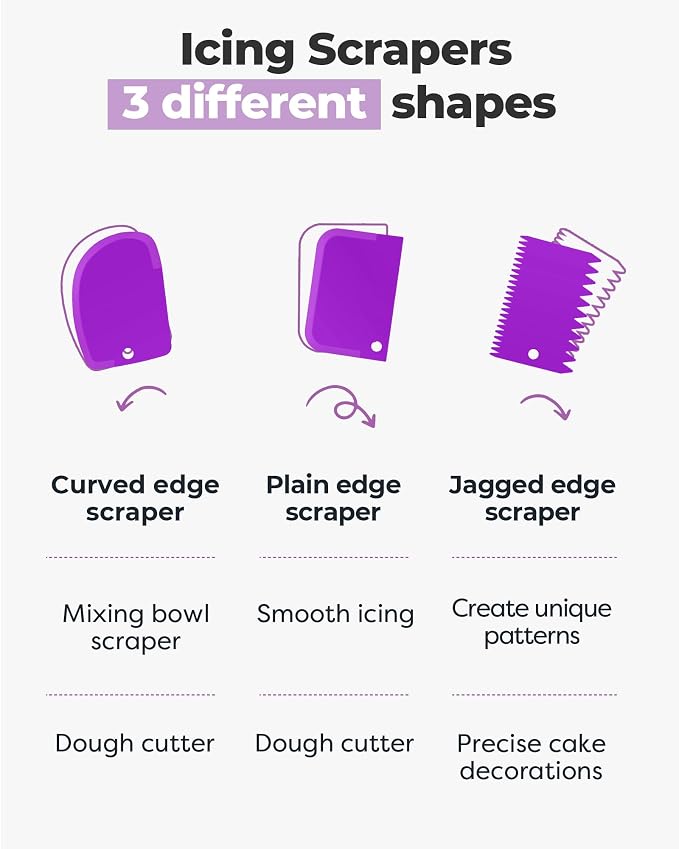 Kootek 71 Cake Decorating Kit Baking Supplies Tools for Beginners & Pros | Cake Stand Turntable, Icing Piping Tips, Disposable Reusable Pastry Bag, Spatulas, Video Tutorial, Pattern Chart