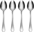 Oneida Flight Teaspoons Silverware Set for 4, Flatware | mirror finish, dishwasher safe | cutlery set for kitchen and dining, utensil set, kitchen gifts for women, heavy duty