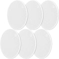 homEdge Silicone Trivets Mat, 6 Packs Multipurpose Non Slip Heat Resistant Pot Holder-White