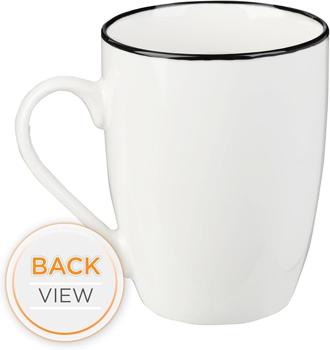 Christian Art Gifts Inspirational Ceramic Coffee & Tea Scripture Mug for Men, Women & Grads: Know The Plans Encouraging Bible Verse, Lead & Cadmium-free Non-Toxic Novelty Cup, White/Black/Gold, 12 oz.