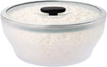 Anyday 12-Cup Glass Microwave Rice Cooker with Lid (Black Sesame) | Microwavable Safe Cookware, Pasta, Grains & Vegetable Steaming, BPA Plastic Free, Even Reheating, Stackable Airtight