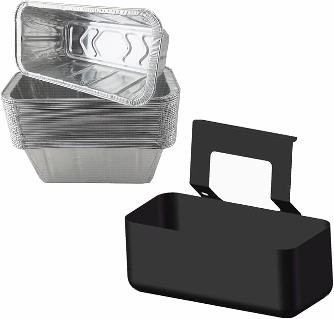 Firsgrill Professional Replacement Blackstone Griddle 17, 22, 28, 30 & 36 inches Grease Cup Foil Tray pan (BSL13)