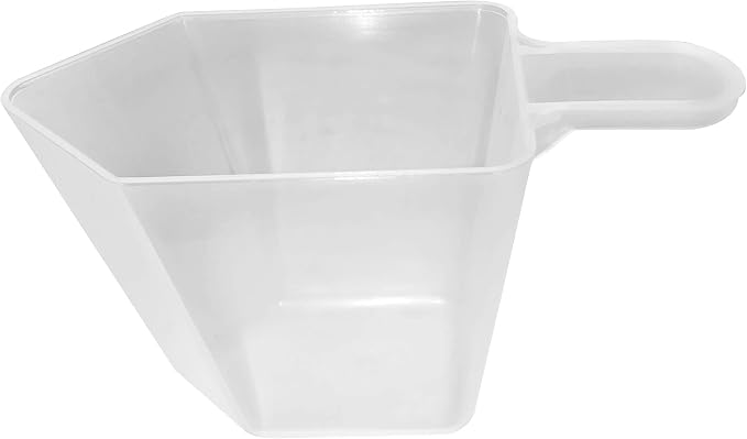 5 Oz. (2/3 Cup | 150 mL) Scoop for Coffee, Protein Powder, Pet Food, Spices, Grains and Dry Goods – Plastic Food-Grade, BPA-Free Measuring Cup (Pack of 10)