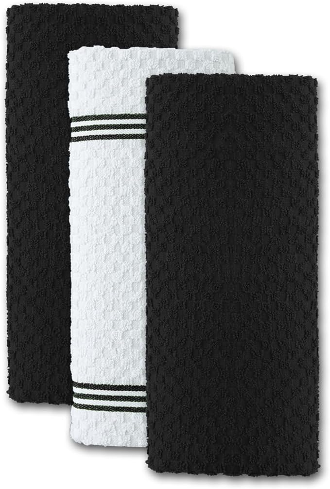 Infinitee Xclusives Kitchen Towels - 12 Pack - Cotton Dish Towel |15" x 25"|