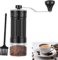 Manual Coffee Grinder with Conical Burr, 40 Adjustable Settings, 30g Capacity, Portable for Espresso, French Press, Travel, Camping, Office & Home Use