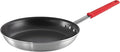 Tramontina Professional 12-Inch Non Stick Large Frying Pan | Heavy-Gauge Aluminum Skillet with Reinforced Nonstick Coating, Red Handle, Dishwasher and Oven Safe, Made in Brazil