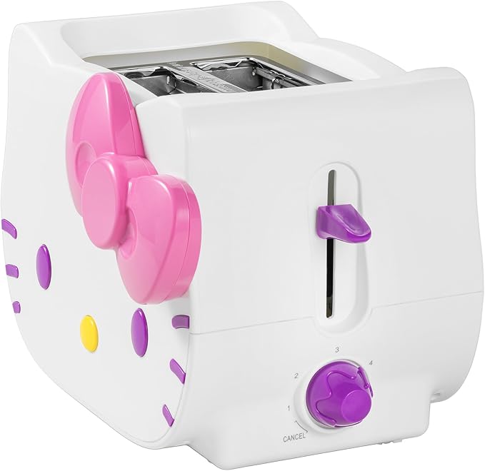 Uncanny Brands Deluxe 3D Sanrio Hello Kitty Toaster