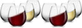 JoyJolt Spirits Stemless Wine Glasses for Red or White Wine (Set of 4)-15-Ounces (Pack of 2)