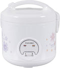 TAYAMA Automatic Rice Cooker & Food Steamer 8 Cup, White (TRC-08RS)