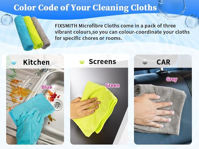 Shop Towels-200 Pack, Multi-Functional Shop Rags, 12 x 16 in Microfiber Cleaning Cloth, Highly Absorbent Cleaning Rags, Cleaning Towels for Car Kitchen Home Office
