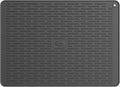ME.FAN Silicone Dish Drying Mat for Kitchen Counter, Dish Drying Pad for Sink, Refrigerator or Drawer, Countertop Protection Pad XL - 23''×17'' - Black
