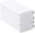 Homaxy 100% Cotton Waffle Weave Kitchen Towels, 4 Pack, White | Soft and Absorbent Dish Towels, 16 x 26 Inches Quick Dry Hand Towels