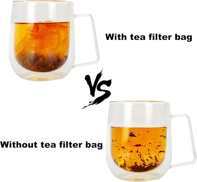 Numola 100Pcs Disposable Tea Bags for Loose Leaf Tea, Empty Tea Bags Natural Material Seal Tea Infuser Bag, Tea Infuser Sachets with Drawstring Herb Sachet Bags for Loose Tea (4" x 3.2")