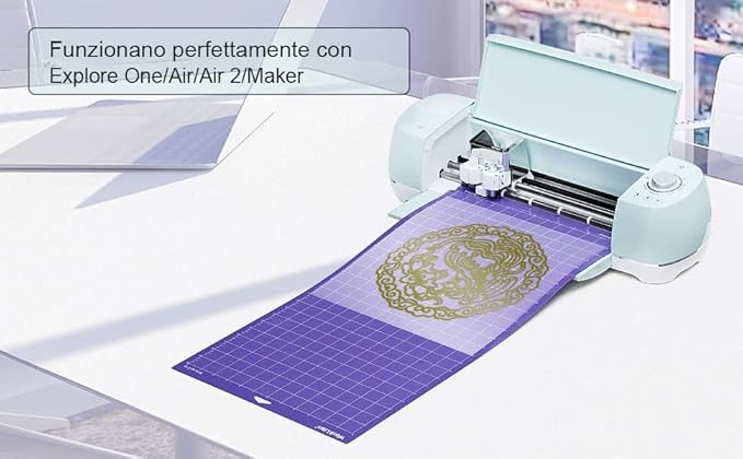 Cutting Mat 12x24 Compatible With Explore One/Air/Air 2/Maker Adhesive Variety Sticky（Standard,Light,Strong) Anti-Slip Durable Mat Accessories