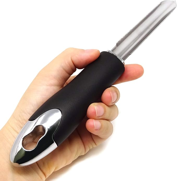 Honbay 1PCS Stainless Steel Jalapeno Chili Pepper Zucchini Cucumber Vegetable Eggplant Potato Apple Corer for Kitchen