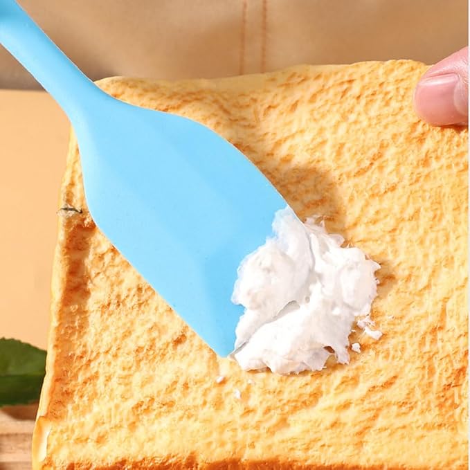 4 Pcs Silicone Spatulas Rubber Spatula Small Spatula,8 Inch Baking Mini Spatula Mixing Tool for Nonstick Cookware Cooking