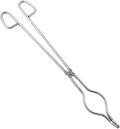 QWORK 16" Stainless Steel Crucible Tongs for Laboratory, Industry