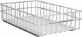 Pull out Cabinet Organizer, Stainless Steel 1-Pack (11.8"W x 21"D) Full-Extension Slide out Drawer, Adhesive Roll out Can Spice Storage Basket Shelf Rack for Pantry, Kitchen, Bathroom, Home Closet