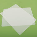 Clear Silicone Mat Small: 2Pcs Heat Resistant Counter Protector Mat | 11.8" x 15.8" (1mm) Translucent Silicone Mat for Countertop - Thin Grip Non-Slip Non-Stick Baking Sheets for Pastry