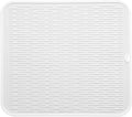 MicoYang Silicone Dish Drying Mat for Multiple Usage,Easy clean,Eco-friendly,Heat-resistant Silicone Mat for Kitchen Counter or Sink,Refrigerator or Drawer Liner White 2XL 24 inches x 18 inches