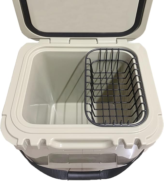 Cooler Basket Compatible with YETI Roadie 24 and Yeti Roadie 32, Dry Goods Wire Cooler Rack Storage Will Keep Smaller Items Dry and Stay Goods High for Roadie 24,32 Ice Chest Good to Hold Fruit, etc.