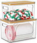 Hudgan Trash Bag Dispenser Under Sink, 2 in 1 Garbage Bag Holder Dishwasher Pods Organizer for Kitchen Pantry Laundry Room